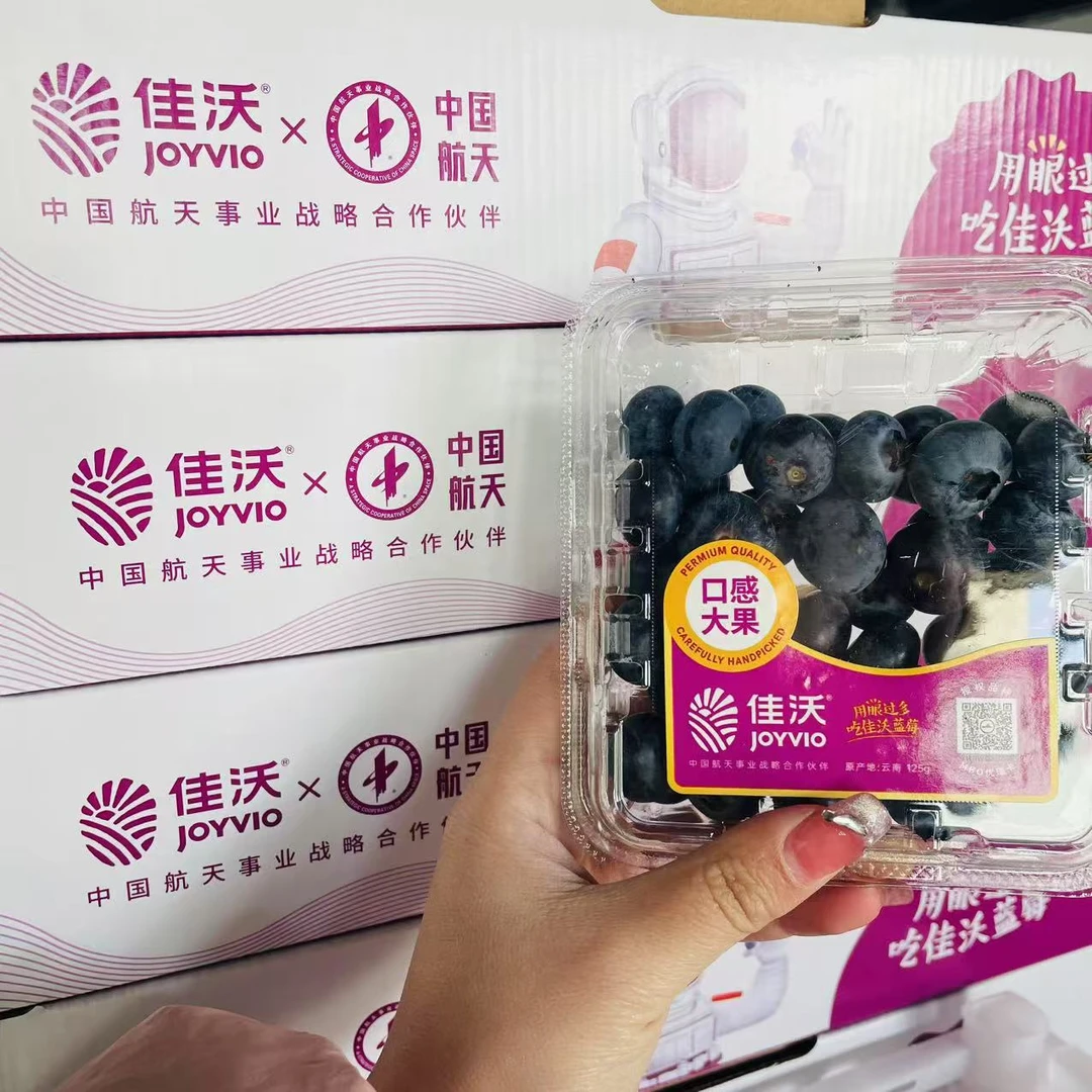 5  佳沃蓝莓    嘎嘣脆甜   单盒125g 【只发河南省】