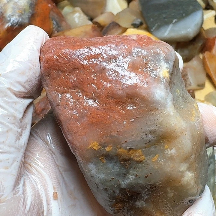 空***猬寿山石寿山石的颜色