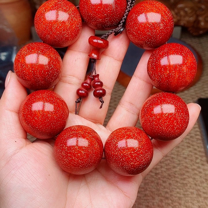 檀香紫檀（小叶紫檀）桃3.0红