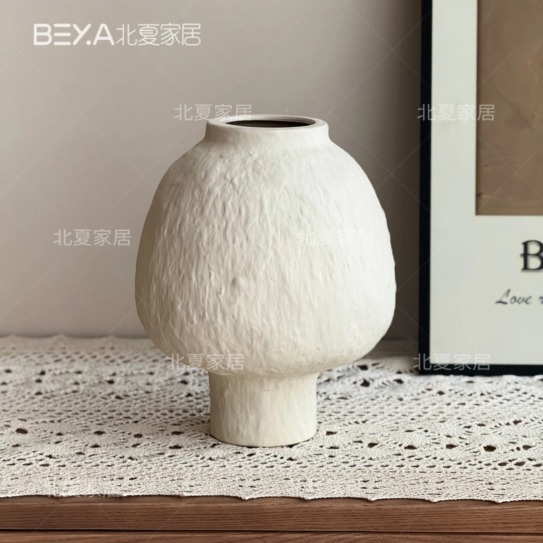 中古陶瓷花瓶侘寂简约高级感客厅玄关水培花器餐桌摆件