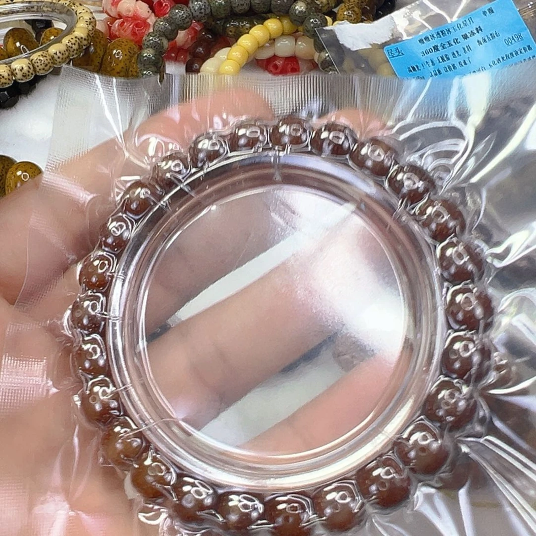 手串星月菩提16尽头嗷嗷粉冰星月菩提单圈98