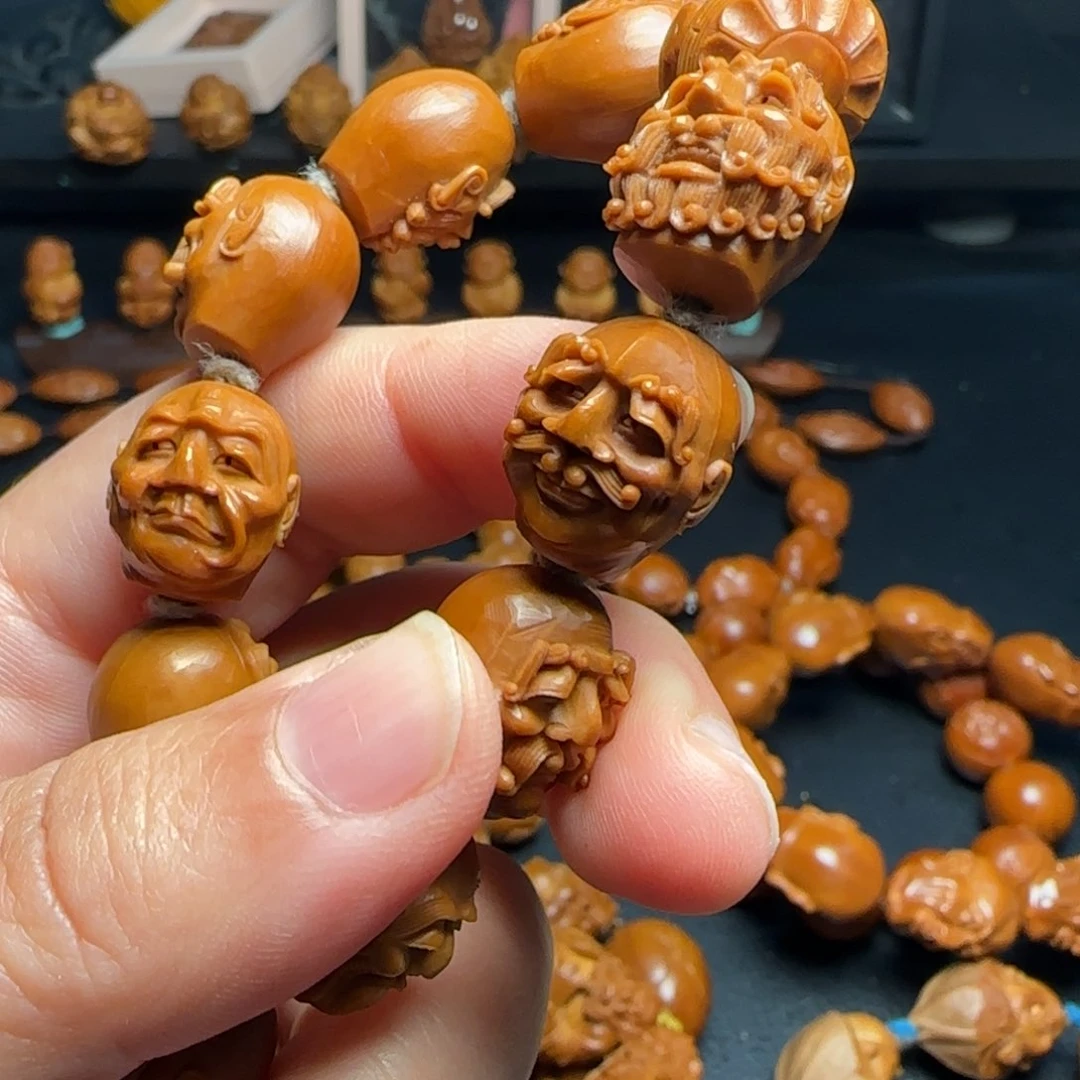 橄榄核手串/手链净*~须派手持罗汉