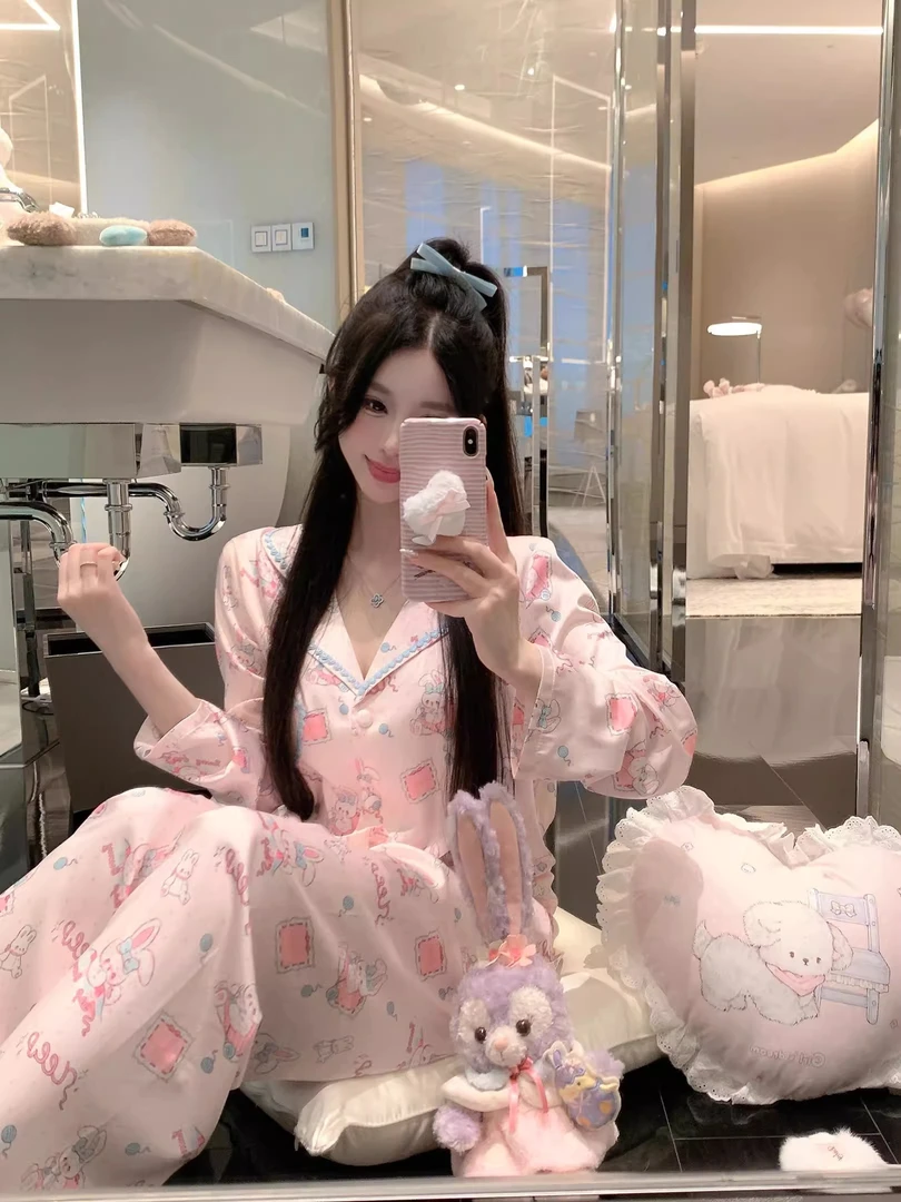 【DMXJ大梦想家】可爱风网红少女系家居服女睡衣套纯欲日系休闲甜美