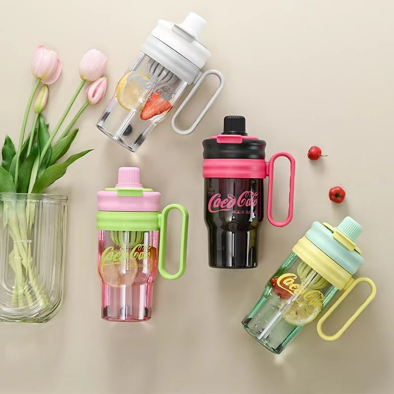 新款大容量冰霸杯学生成人女士休闲吸管杯9338