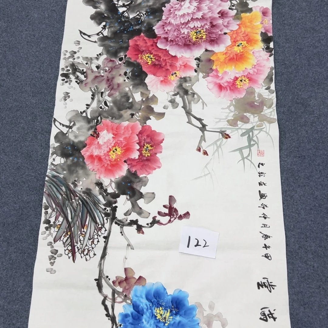 国画国画作品宣纸纯手绘