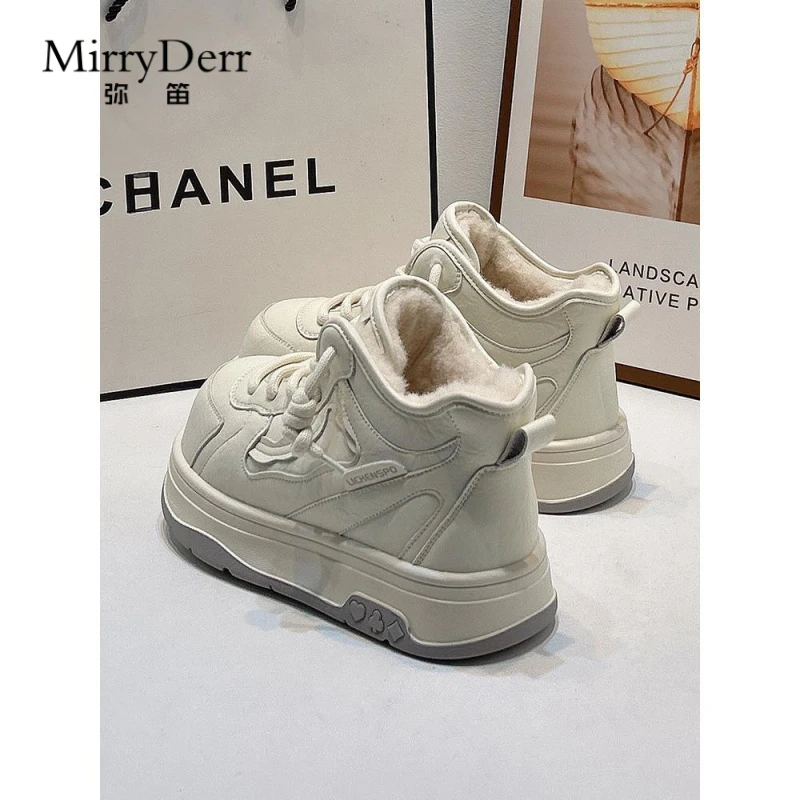 雪地靴女2025冬季新款羔毛加绒加厚保暖厚底大头棉鞋高端休闲鞋