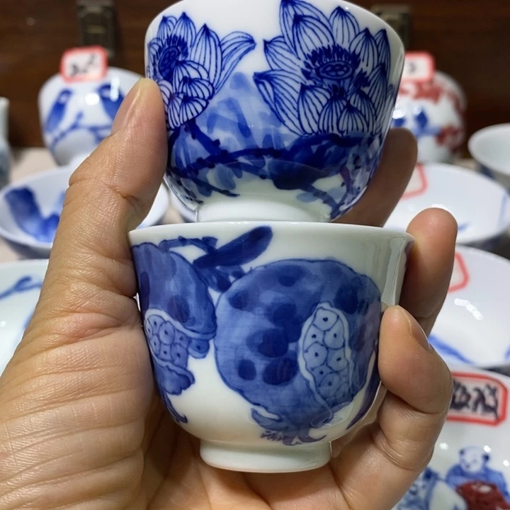 曾***心杯张学鸿老师青花