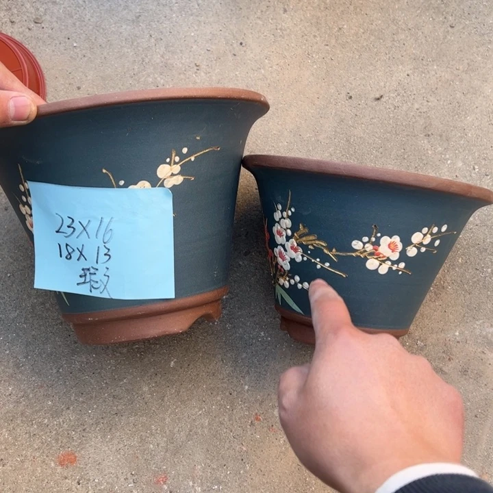 紫砂花盆紫砂花盆