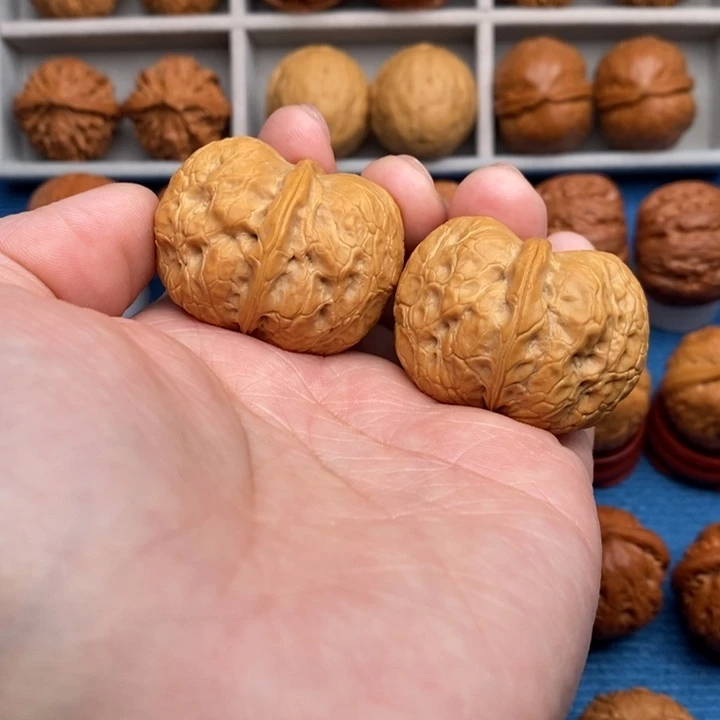 文玩核桃把件香妃元宝