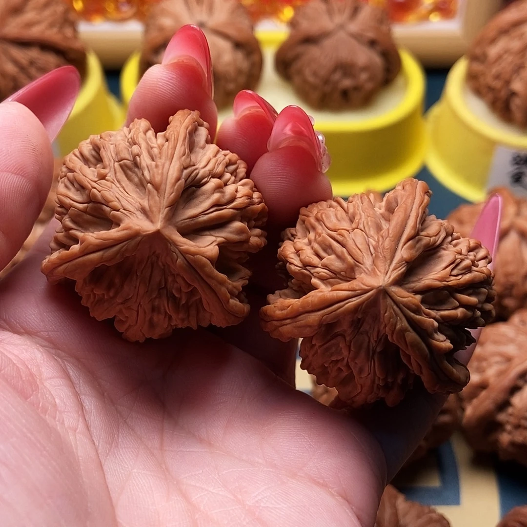 把件文玩核桃麦穗虎头奔 40