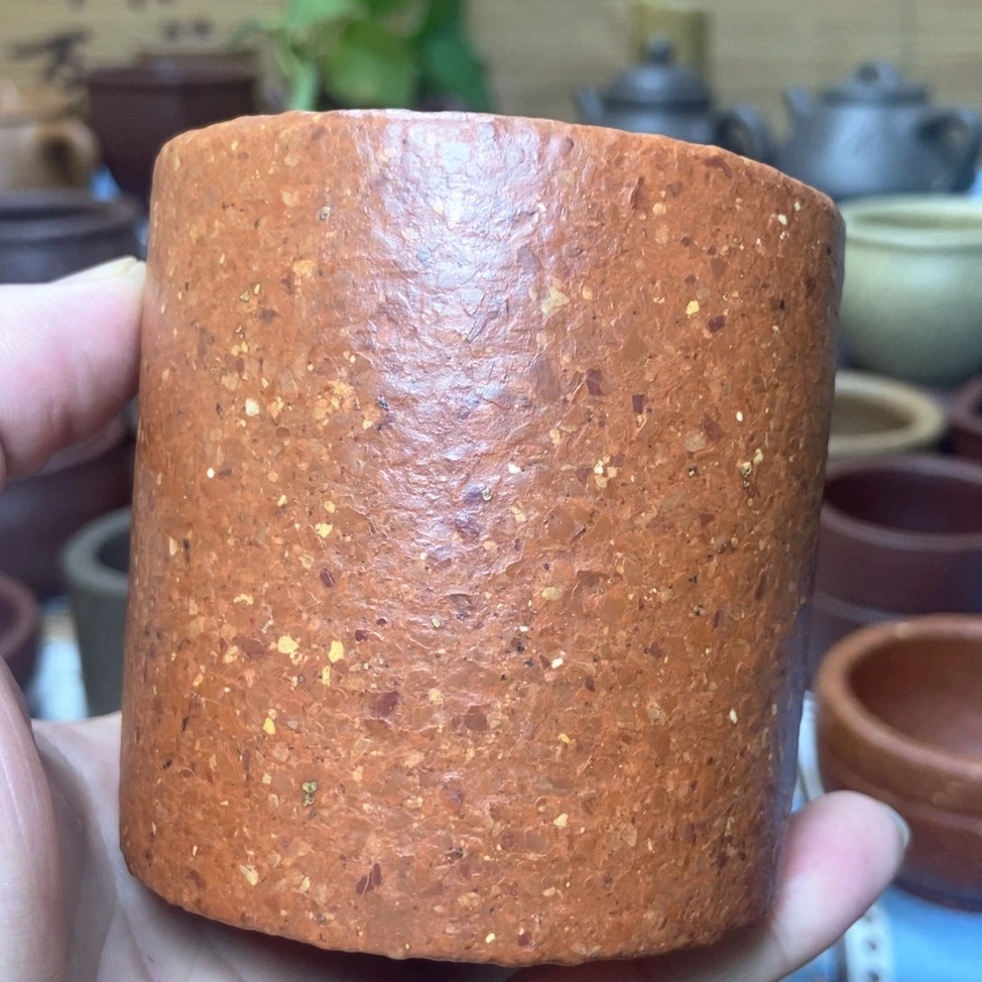 茶杯紫砂八目手工料半手工200毫升