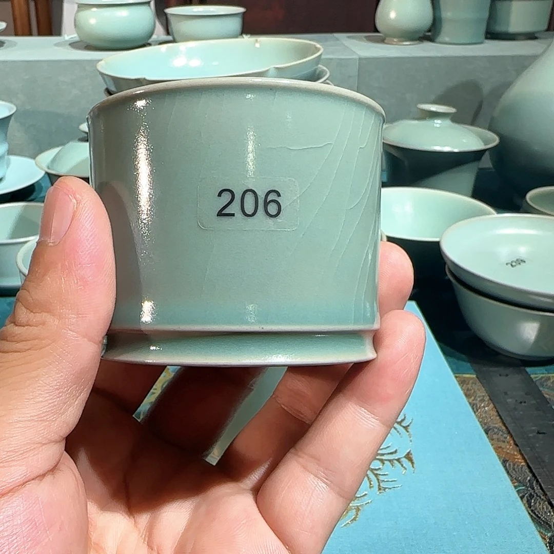 摆件原矿手工湮青主人杯