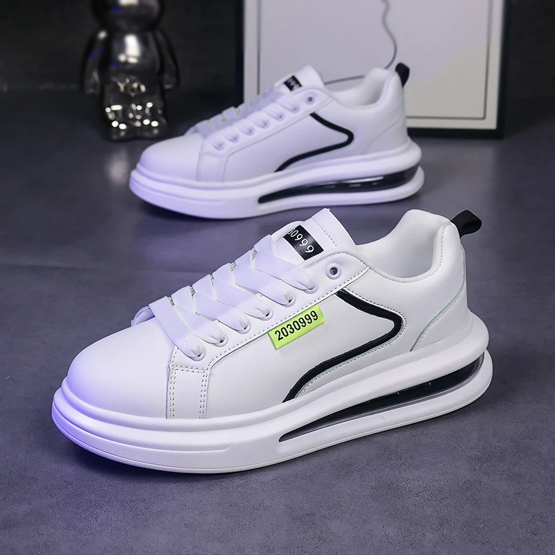 情侣厚底小白鞋休闲透气百搭爆款运动鞋增高新款小白鞋板鞋鞋子