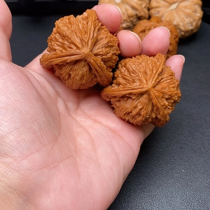 北***北把件文玩核桃白奔
