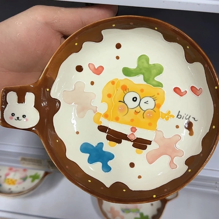 瓷片景德镇高温釉下彩