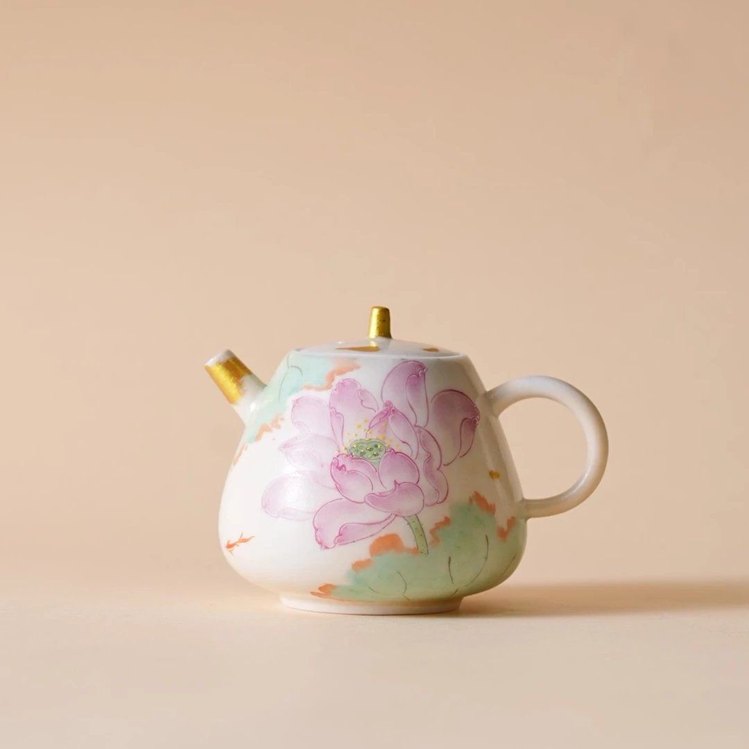 陶一丁 白志野《荷气》 130#壶