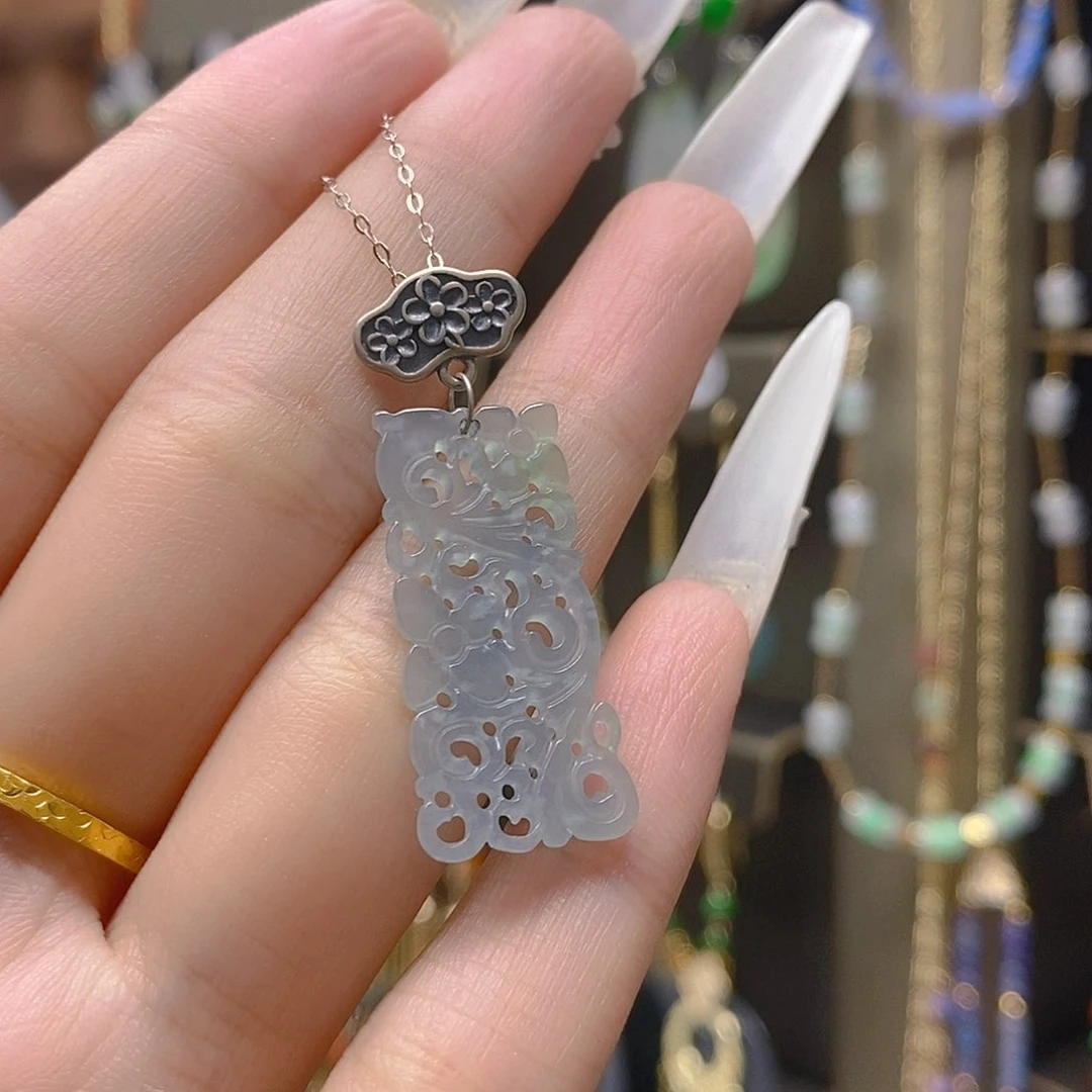 翡翠合金耳饰翡翠