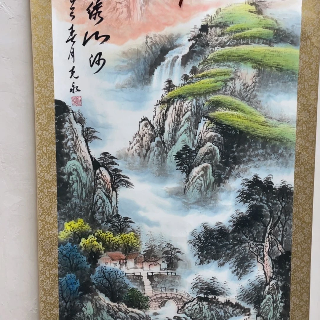 国画老师手笔手绘作品y