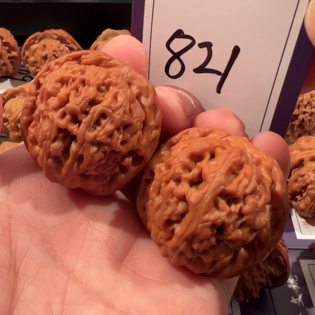 把件文玩核桃全品莲花37尺寸821号