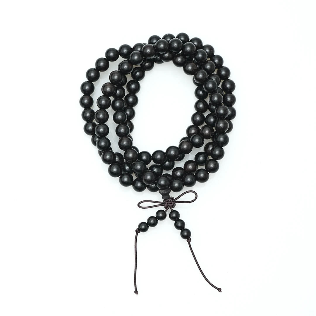 精品手串-黑檀108颗手串-不带礼盒