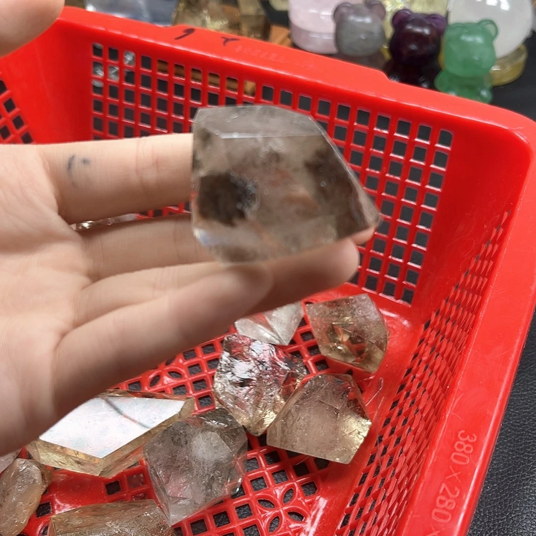 珠宝半成品未镶嵌紫晶245水晶石