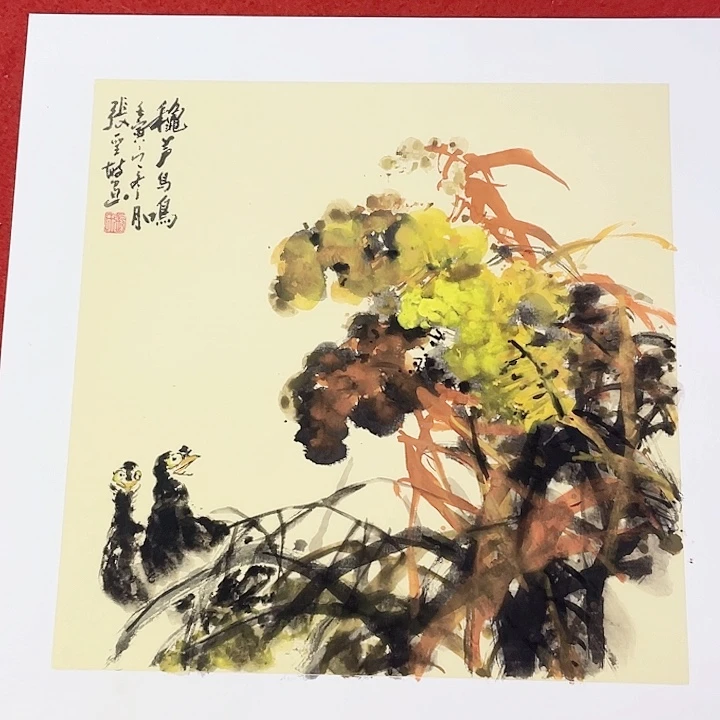 国画张圣敏先生纯手绘作品