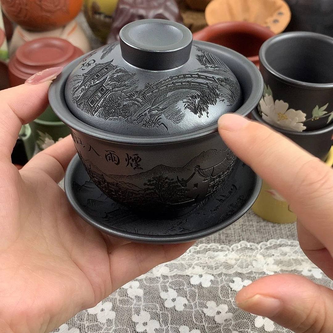茶杯紫砂高端主人杯