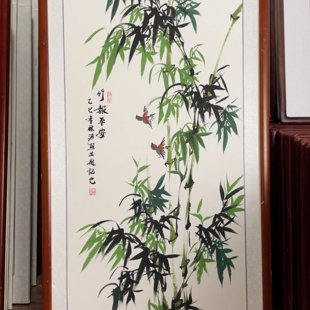 国画带框尺寸63*123厘米