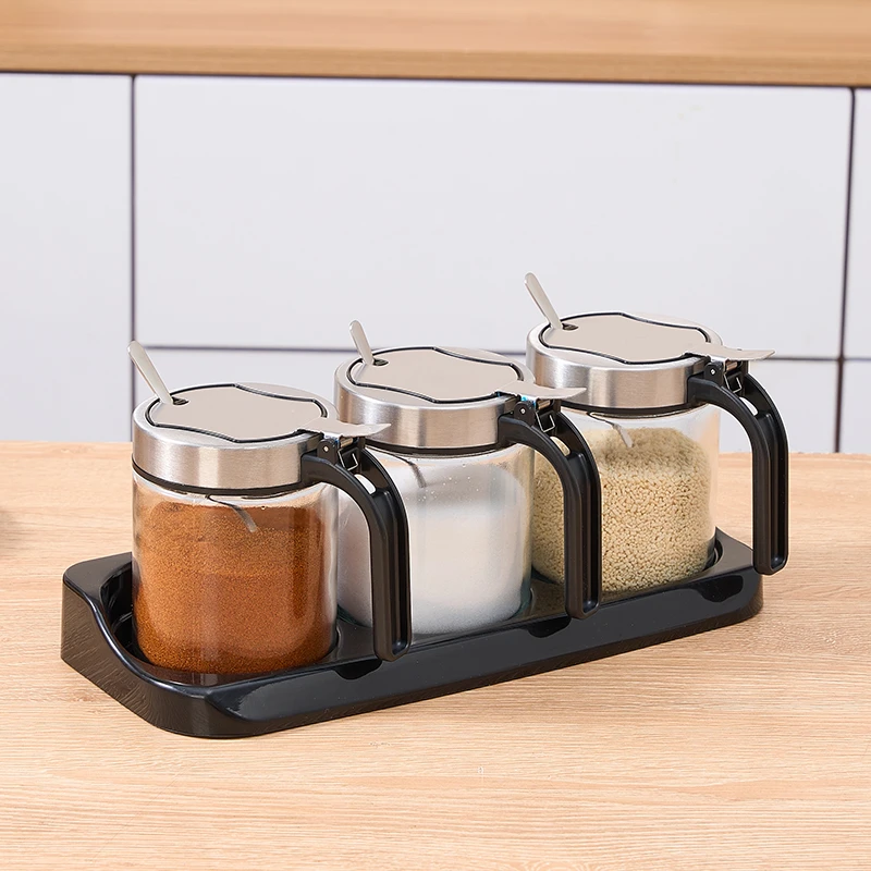调料盒套装家用调料罐厨房调味瓶调料罐子味精盐调料瓶调味罐子