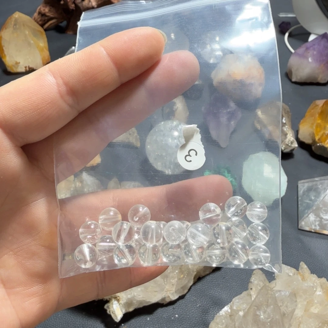 小***莉水晶珠宝半成品未镶嵌水晶