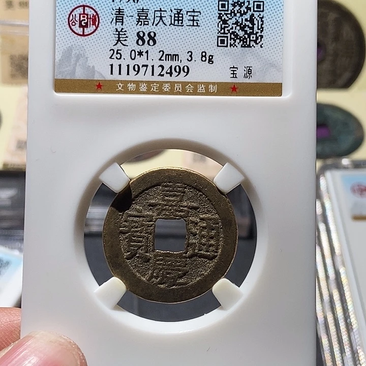 铜公博评级古钱一枚 董心