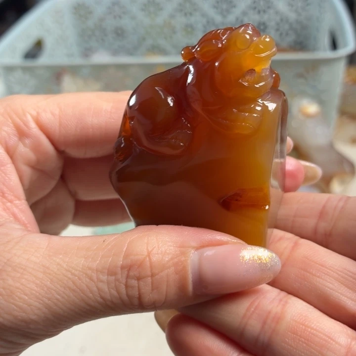 玛瑙/玉髓未镶嵌吊坠(不含链)