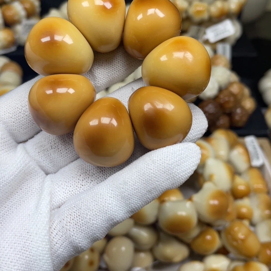 菩提根/象牙果手串129山竹瑕疵