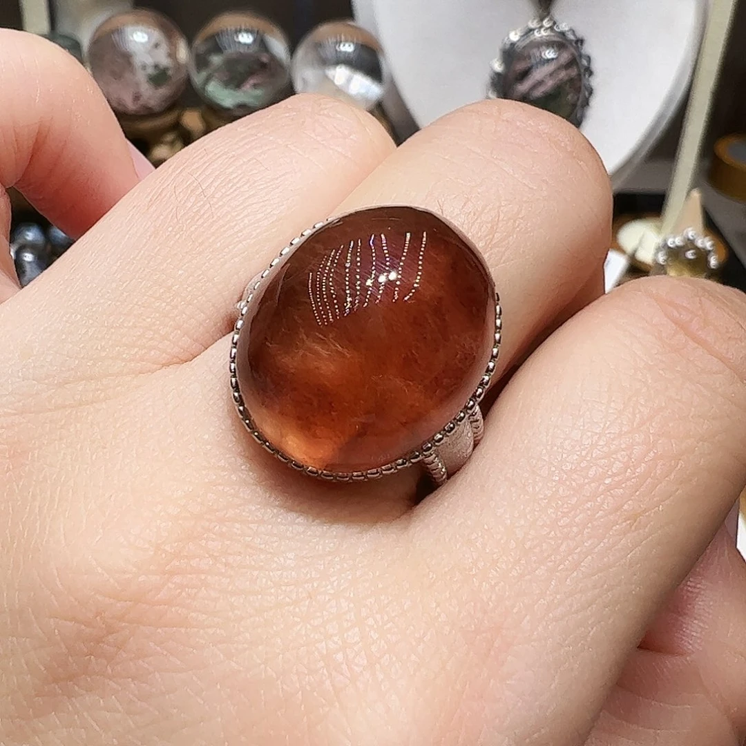 岁***悠银S925镶嵌珠宝半成品水晶