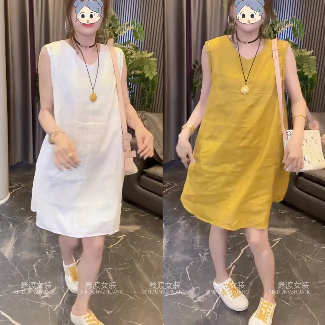 2025夏季新款时尚显瘦气质女士网红洋气连衣裙百搭款D21316