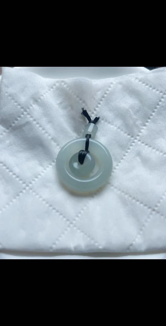 天然翡翠A货玉石平安扣