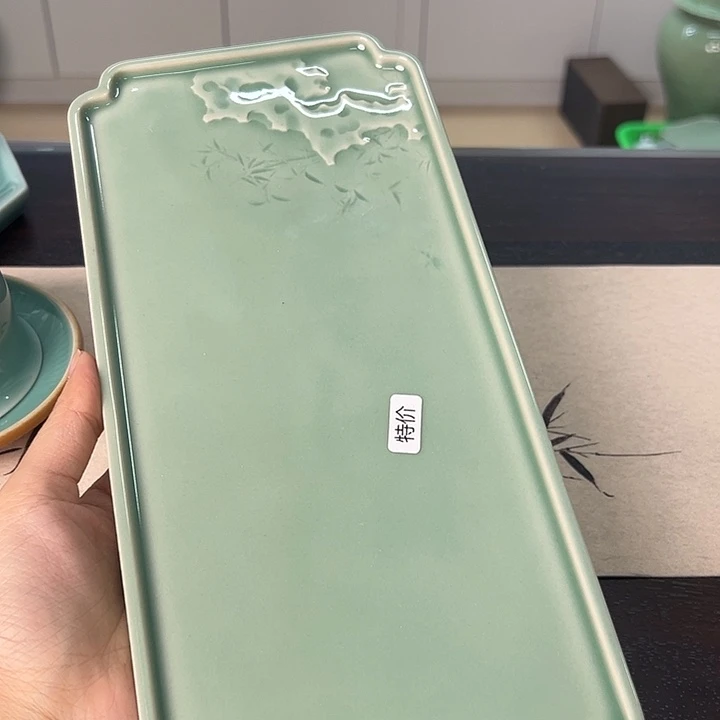 龙泉云间青瓷小米茶器