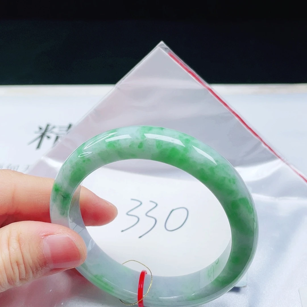 翡翠未镶嵌手镯57➕圈口