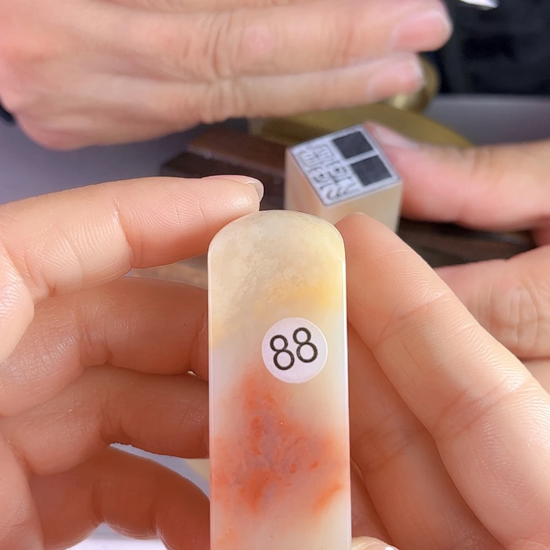 寿山石印石88号老挝石2厘米
