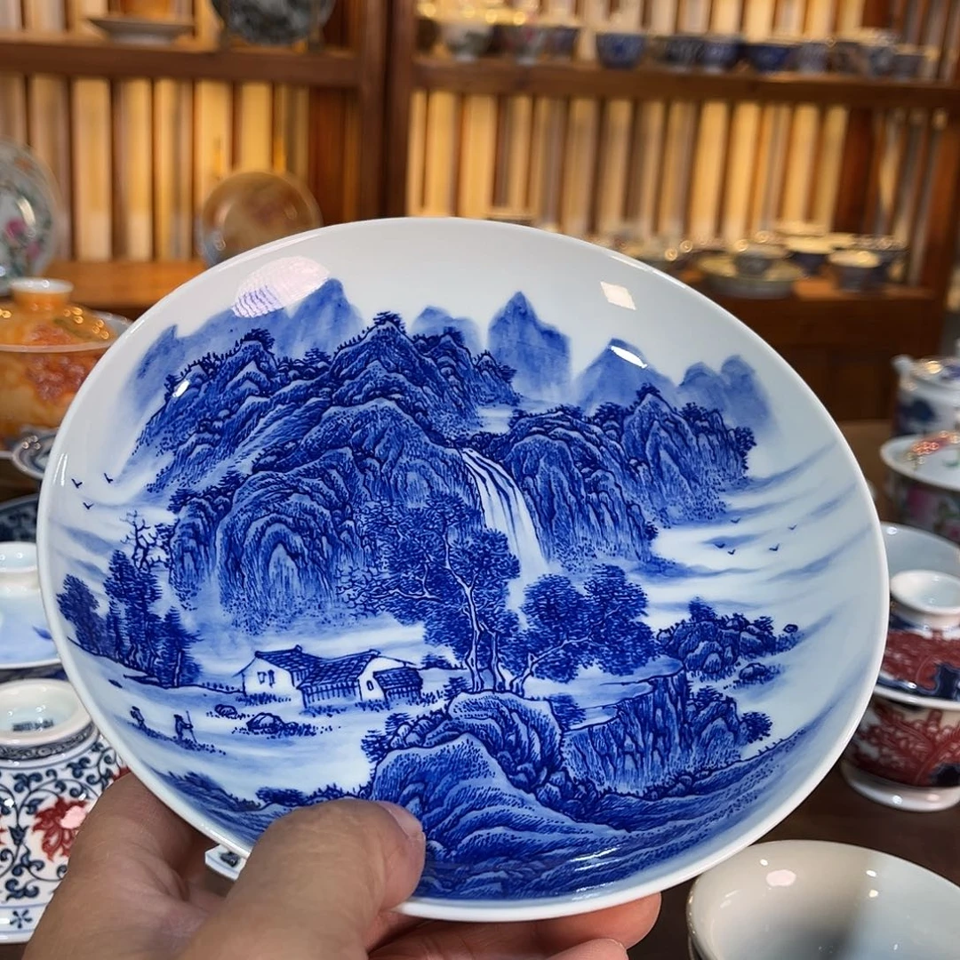 錡镇堂手工手绘壶承