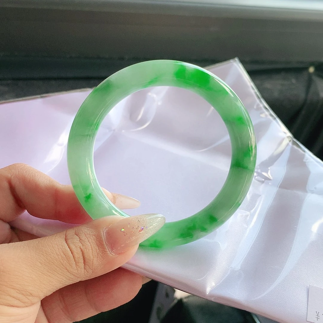 未镶嵌手镯翡翠54圈2872