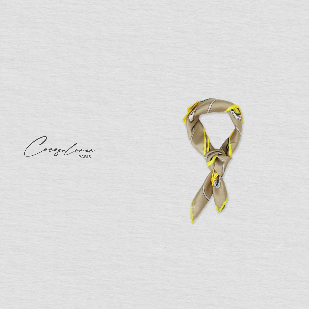 COCO SALOME【花漾】时尚设计师定制百搭轻薄优雅定制丝巾sj004