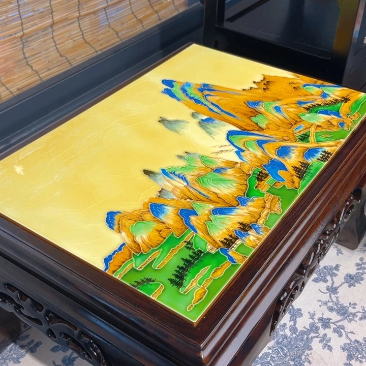 盖子款瓷板画艺术作品