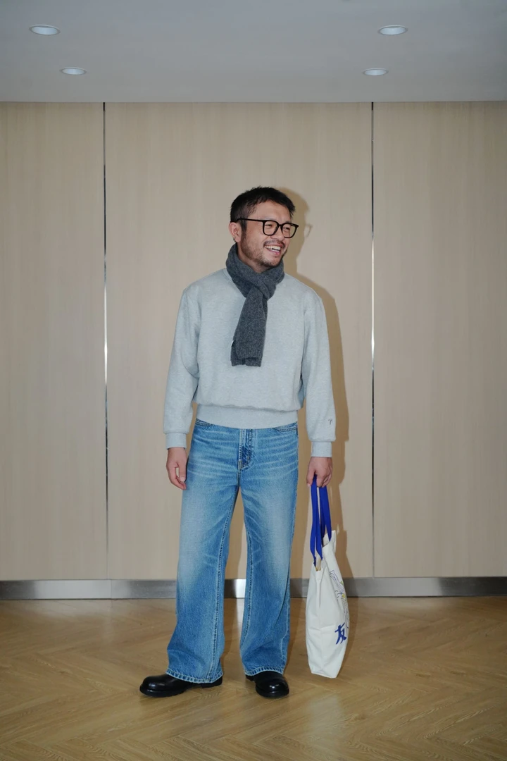 TIAS【25AW】重磅复古纯色套头抓绒卫衣T233401