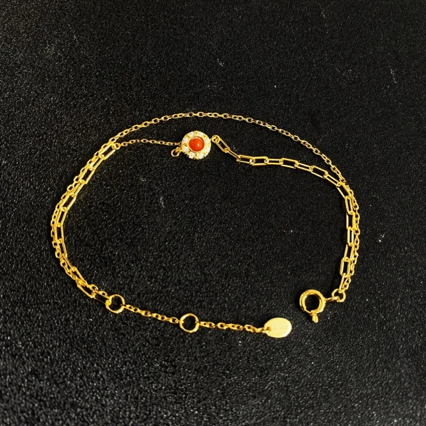 925银手链 轻奢高级感双层罗盘南南手链1900833多样性发