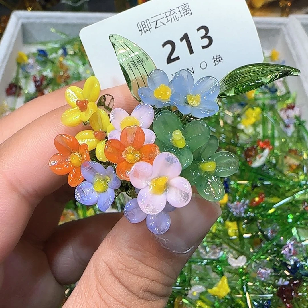 琉璃手工艺品213插花
