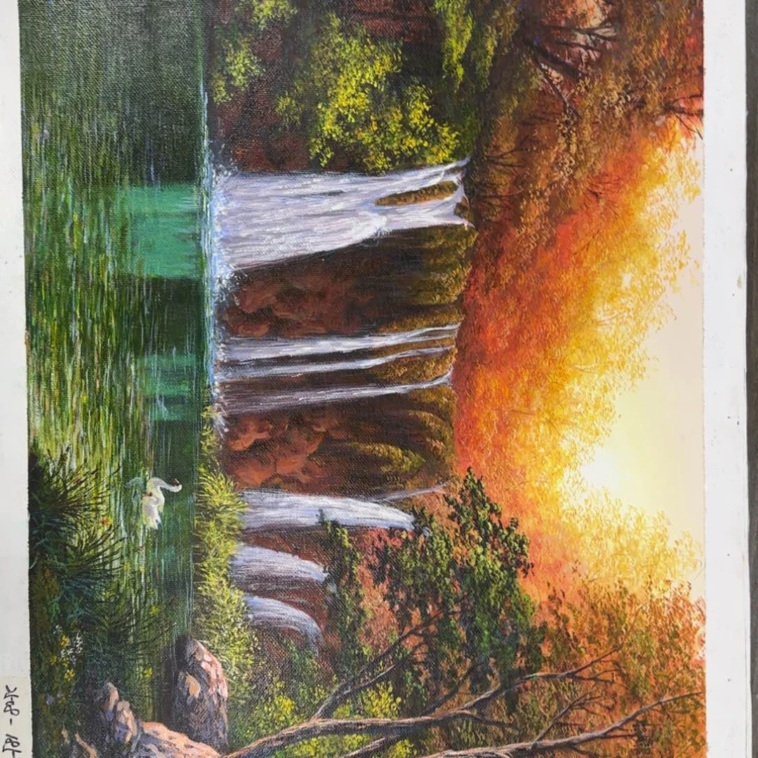 油画加油加油努力加油加油