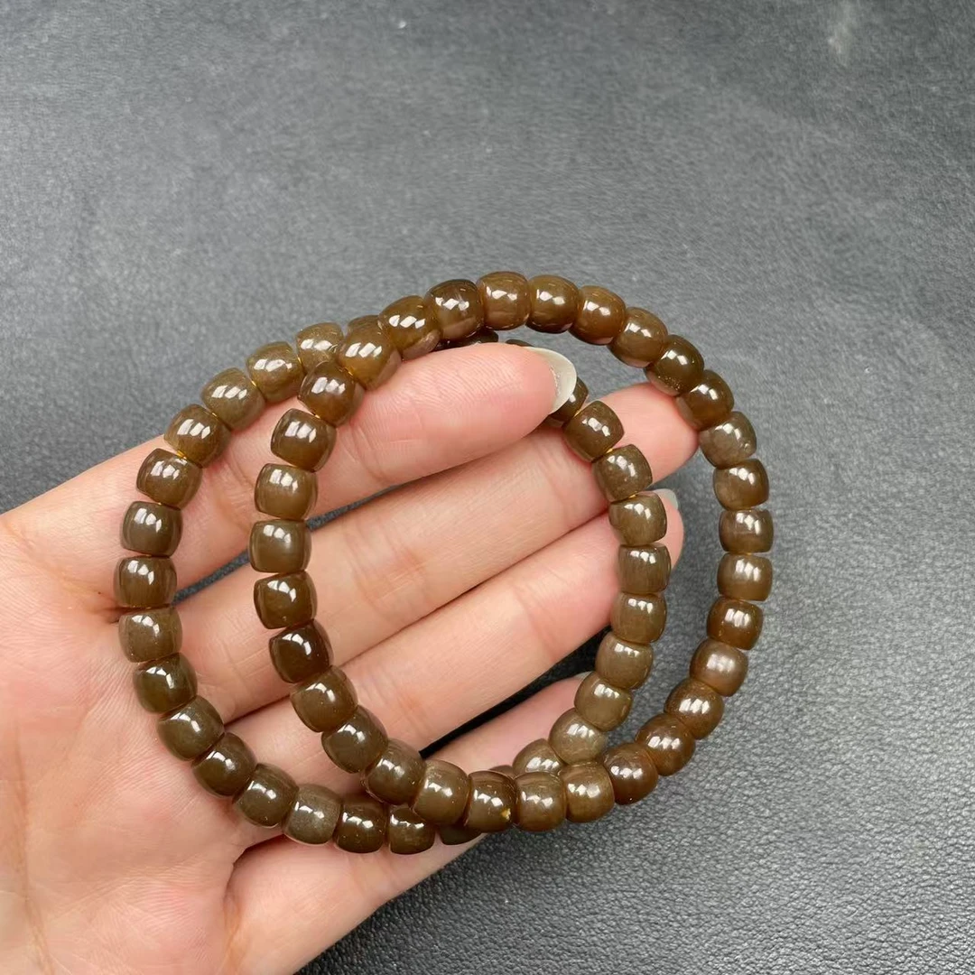 【玉经纶】47819/HQ65-和田玉手串-多样性发其一约6MM/约31颗