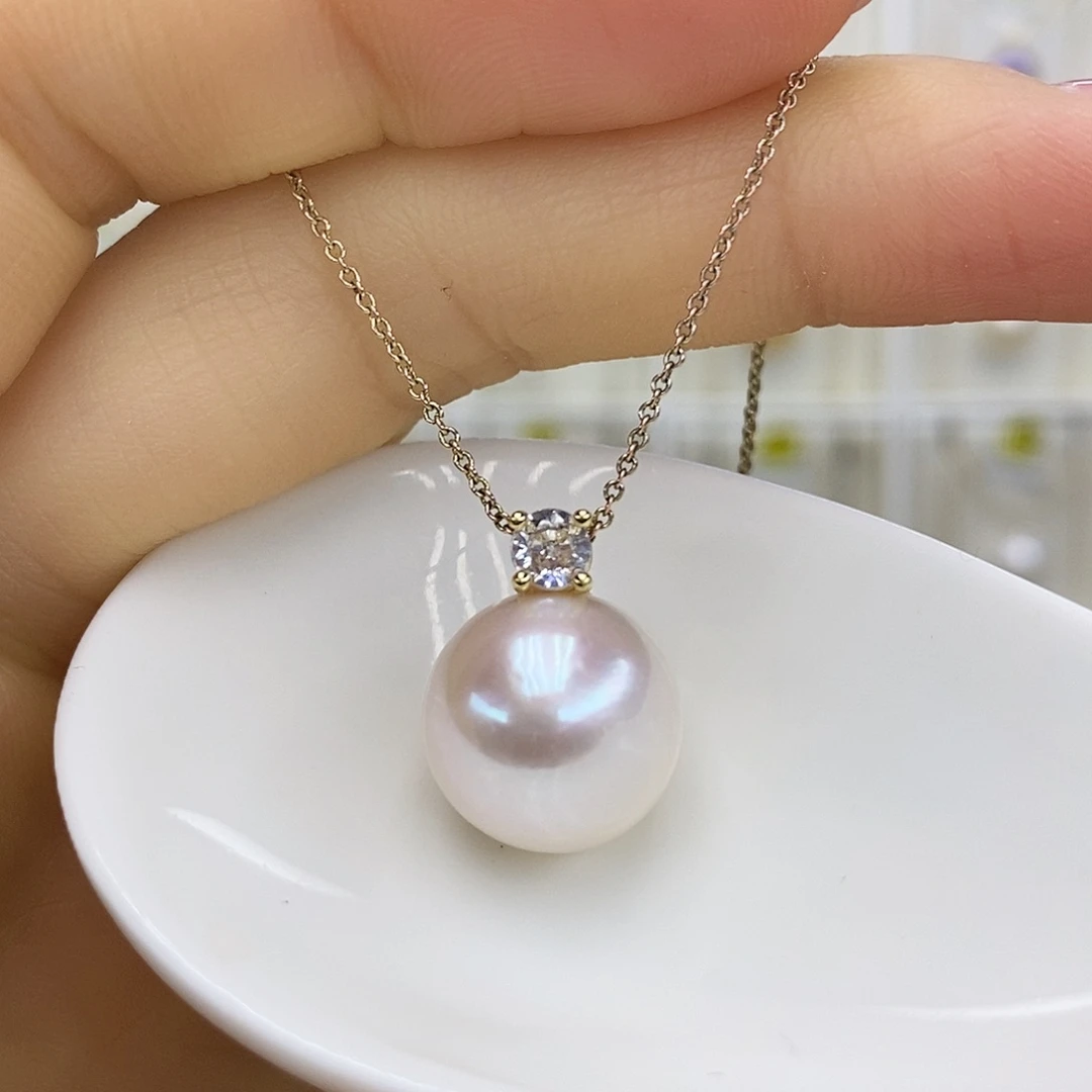 淡水珍珠未镶嵌吊坠(赠链)