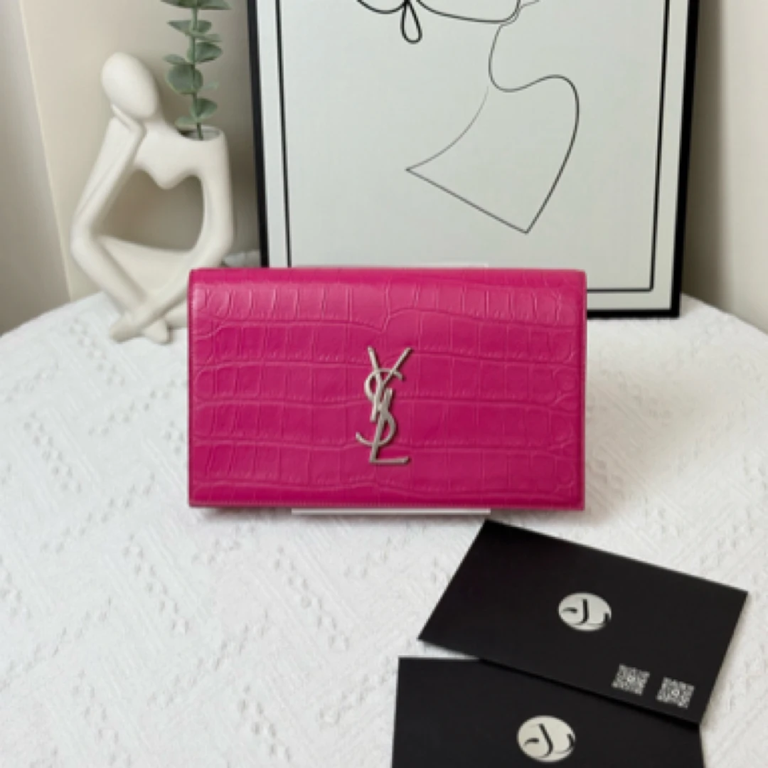 95新 YSL/圣罗兰  鳄压手拿包 /JW5009